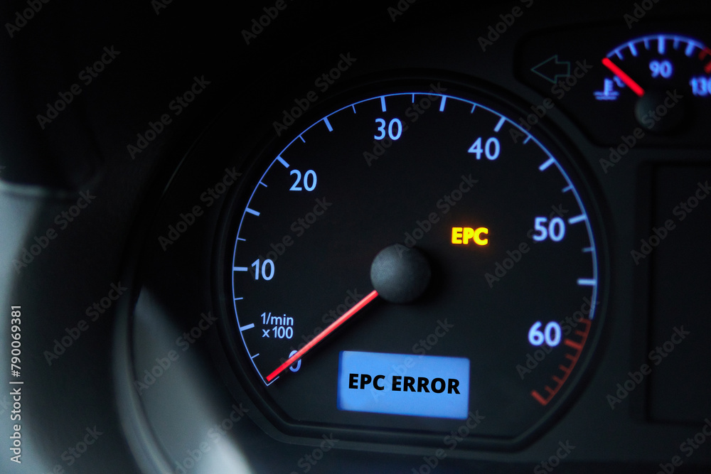 Electronic Power Control - EPC error light illuminated on dashboard