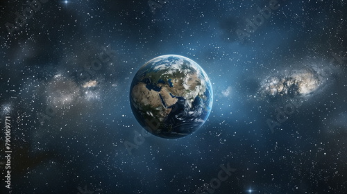 The earth in space