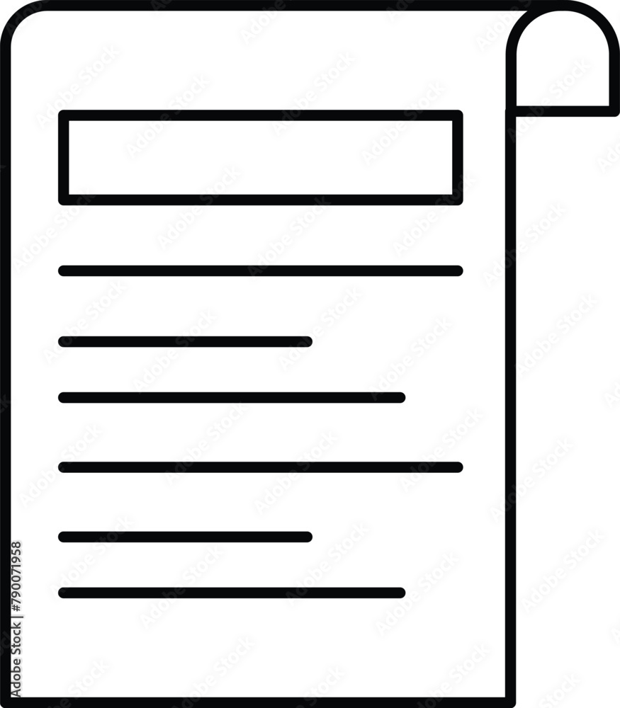 Sheet Vector icon which can easily modify or edit Sheet Vector icon which can easily modify or edit