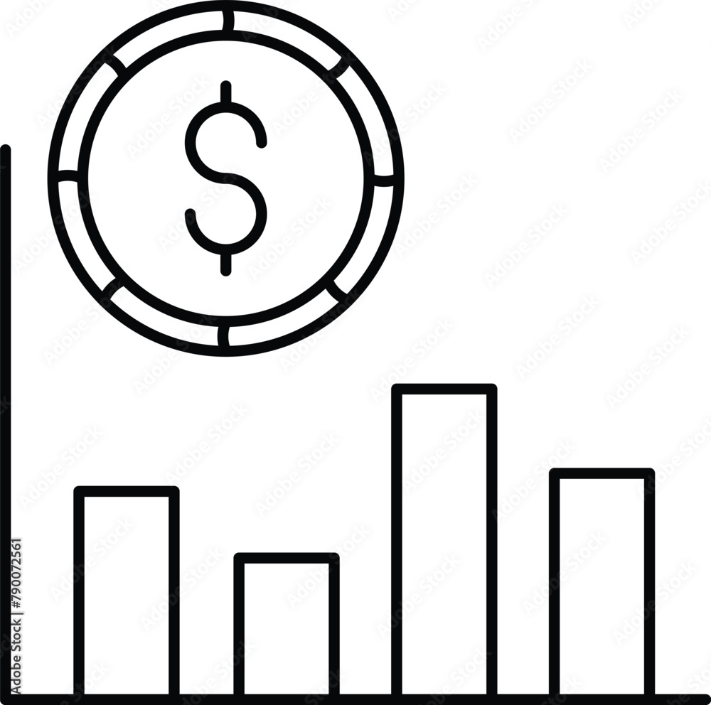growth graph Vector icon which can easily modify or edit growth graph Vector icon which can easily modify or edit