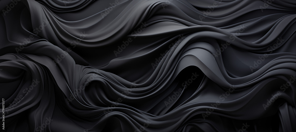 A black and white image of a long, flowing piece of fabric A black and white image of a long, flowing piece of fabric