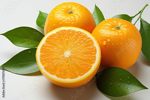 Illustration of fresh oranges