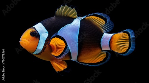 Clown fish with dark background