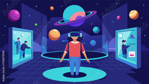 A immersive exhibit of immersive digital art featuring projections and virtual reality experiences created by digital artists in our community.