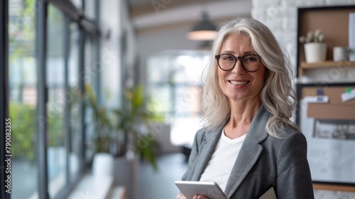 Smiling Professional Woman in Office Free Download Smiling Professional Woman in Office - GFXLoad