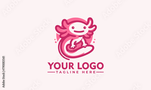 Axolotl vector logo Vector Logo Illustration Axolotl