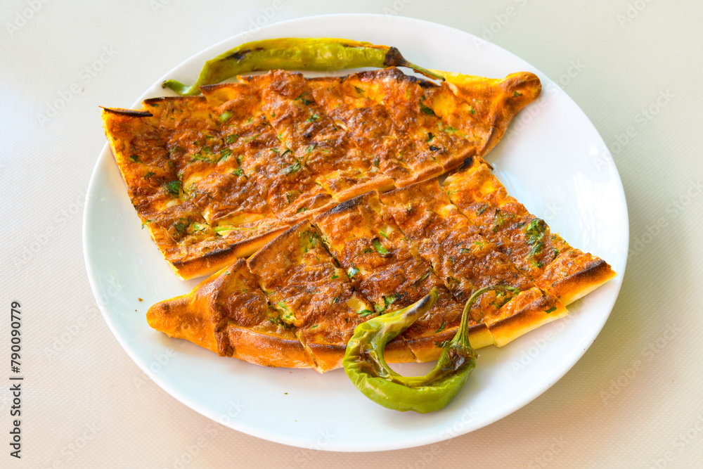 Kiymali pide. Turkish pide with minced meat. Turkish pizza mince pita Pide on white background. Etli ekmek. Kusbasi kasarli, kiymali kasarli, kiymali yumurtali, Bafra, Trabzon, Kusbasili pide. Kiymali pide. Turkish pide with minced meat. Turkish pizza mince pita Pide on white background. Etli ekmek. Kusbasi kasarli, kiymali kasarli, kiymali yumurtali, Bafra, Trabzon, Kusbasili pide.