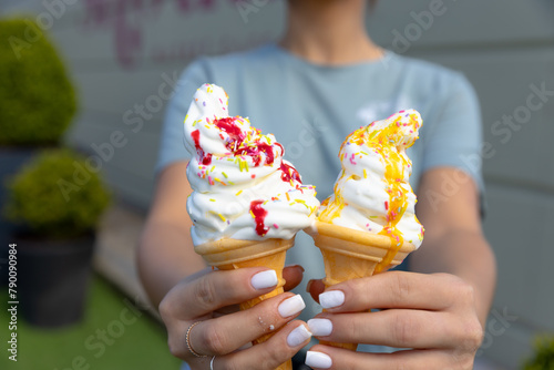 Summer Delight: Colorful Ice Cream Treats to Beat the Heat