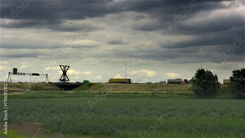 Highway A16 Near Moerdijk Bridge photo