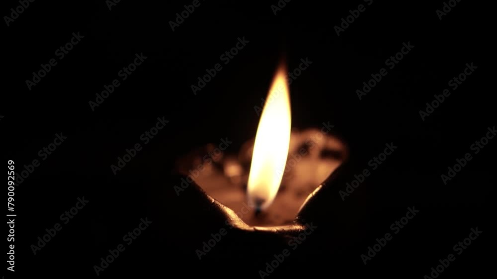 Candle light in the dark in church Candle light in the dark in church