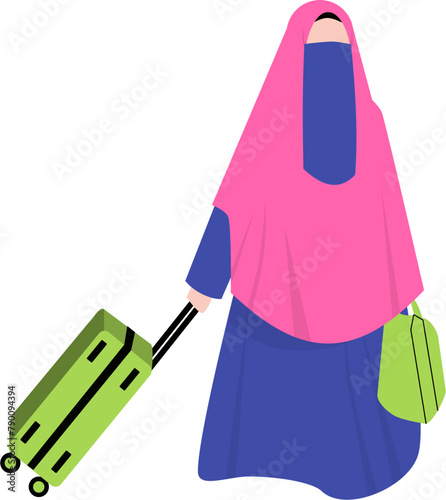 Muslim travel. Homecoming for Eid Al fitr. Eid Al fitr activity. 