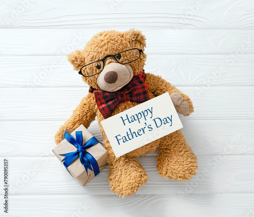 Happy father's day concetp.Holiday greeting card.