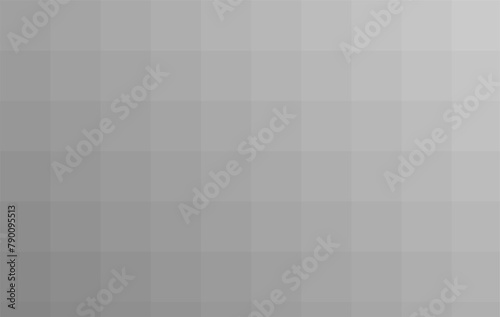 Gradient gray background. Geometric texture of light-dark gray squares. The substrate for branding, calendar, post, wallpaper, poster, banner, cover. Vector illustration