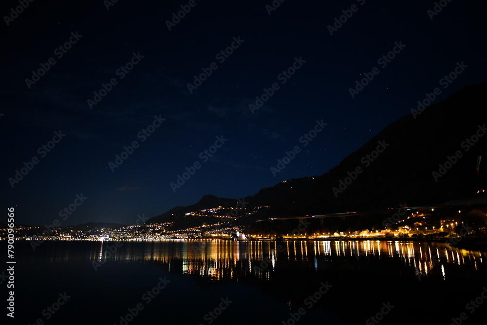night view of the bay