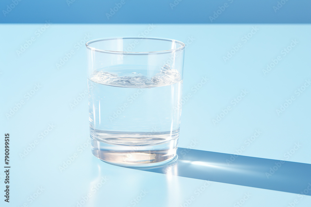 Illustration a glass of water Illustration a glass of water