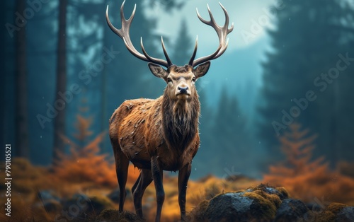 Isolated Stag
