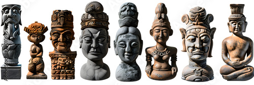 Display of Religious Sculptures for Sale in Market, Faithful Artistry © Ali