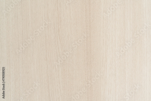 Wood background in white beige wooden veneer grainy texture surface for light color timber wallpaper © Chinnapong