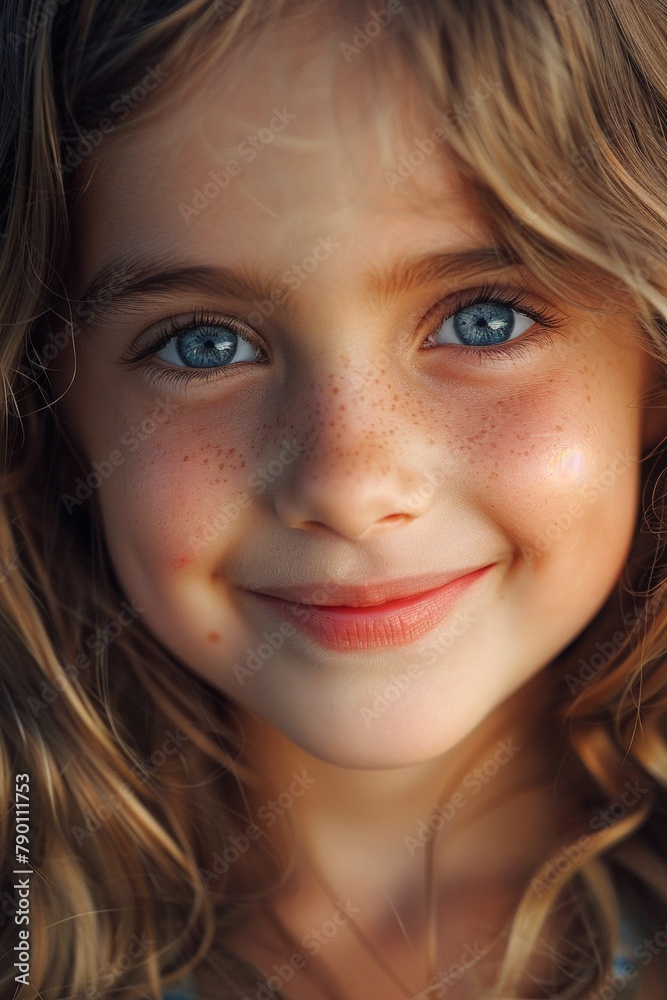 Girls smiling face bright eyes Girls smiling face bright eyes