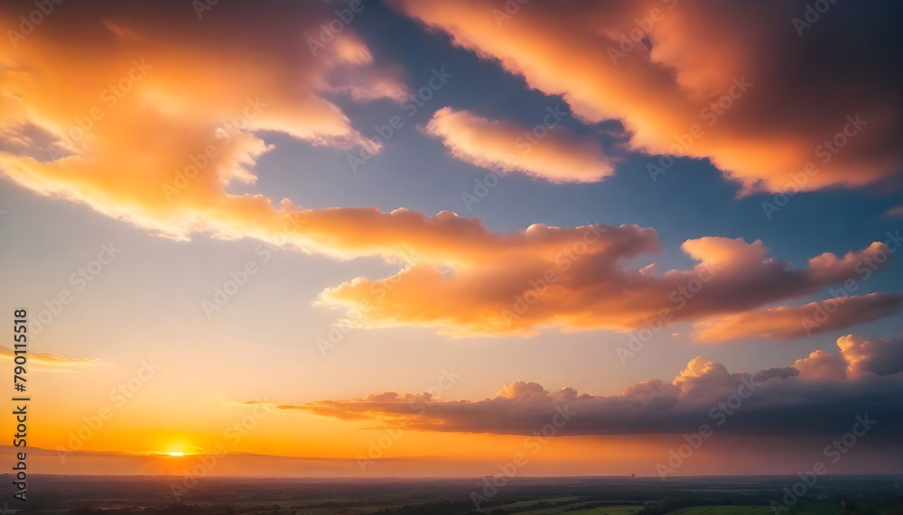 Fototapeta premium sunset over the sea