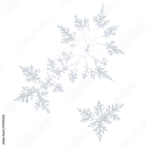 A white snowflake Transparent Background Images 