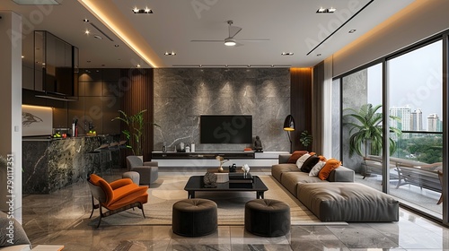 Modern Living Room with Elegant Design