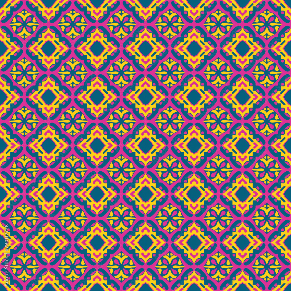 Singapore Peranakan seamless pattern, seamless tile, peranakan inspired, auspicious, colorful background, Peranakan culture, Nyonya motifs, Nyonya pattern for gift paper, card, textile, and product de