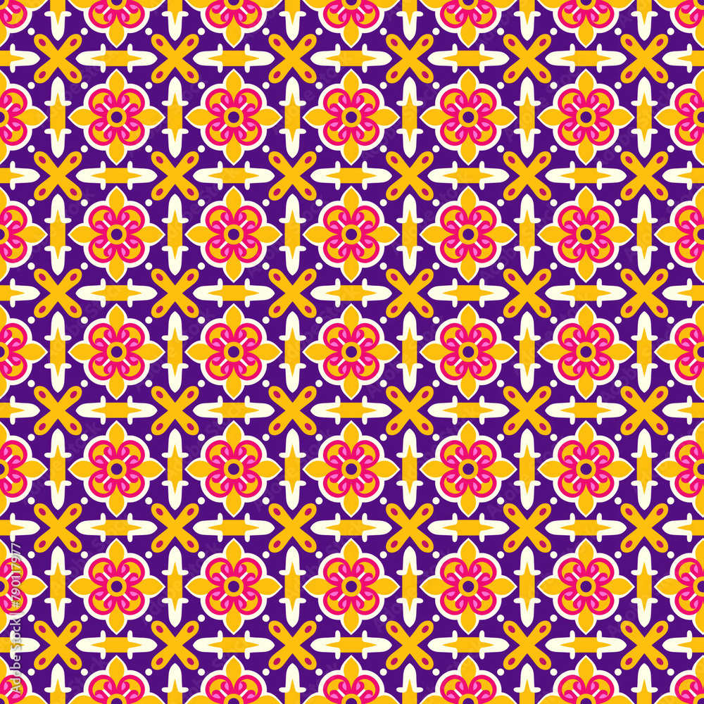 Singapore Peranakan seamless pattern, seamless tile, peranakan inspired ...