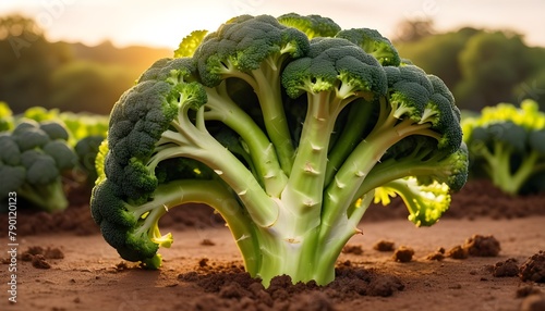 broccoli on the ground