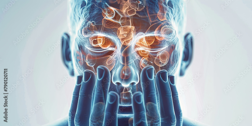 Sinusitis Strain: The Facial Pressure and Congestion - Visualize a ...