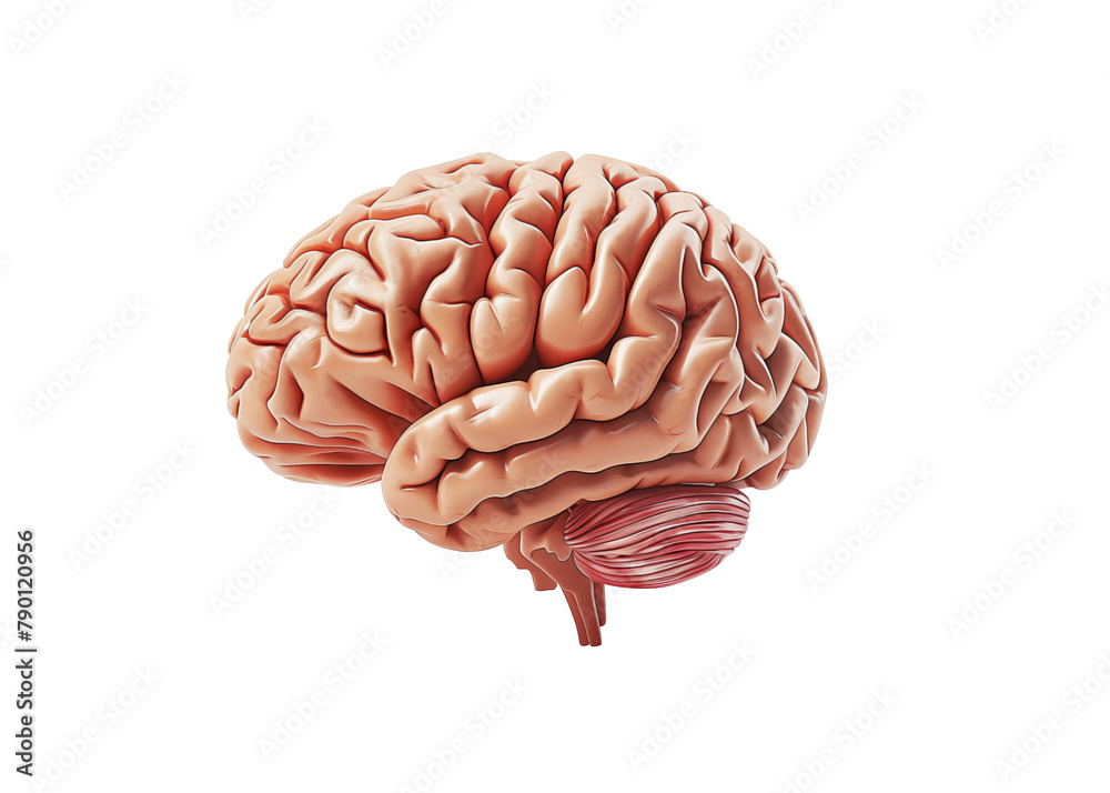 Illustration of the human 3D brain, isolated on free PNG background. Computer pixels. Illustration of the human 3D brain, isolated on free PNG background. Computer pixels.