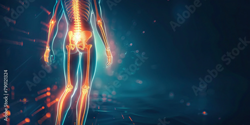 Herniated Disc Distress: The Back Pain and Radiating Leg Pain - Visualize a person with a highlighted spine and leg, with pain lines radiating down the leg