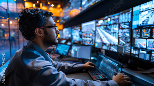 In a bustling control room, the engineer monitors real-time data feeds from field-tested robots, ensuring optimal performance and safety protocols.