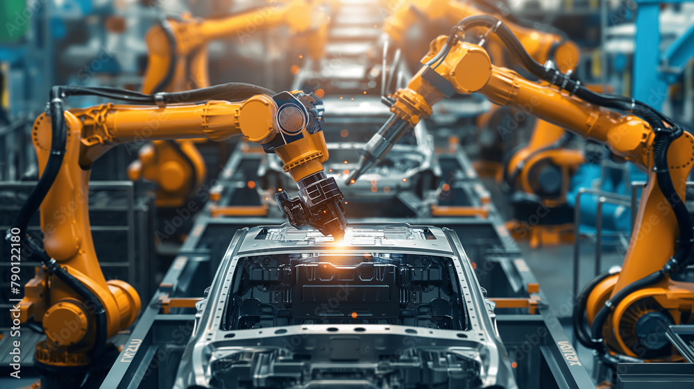 The engineer evaluates machine learning models for predictive maintenance on industrial robots, optimizing uptime and reliability in manufacturing operations.