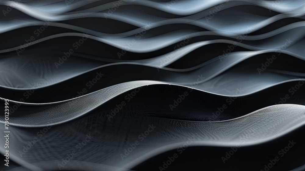 Obraz premium Abstract waves texture in monochrome tones for modern design
