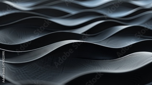 Abstract waves texture in monochrome tones for modern design