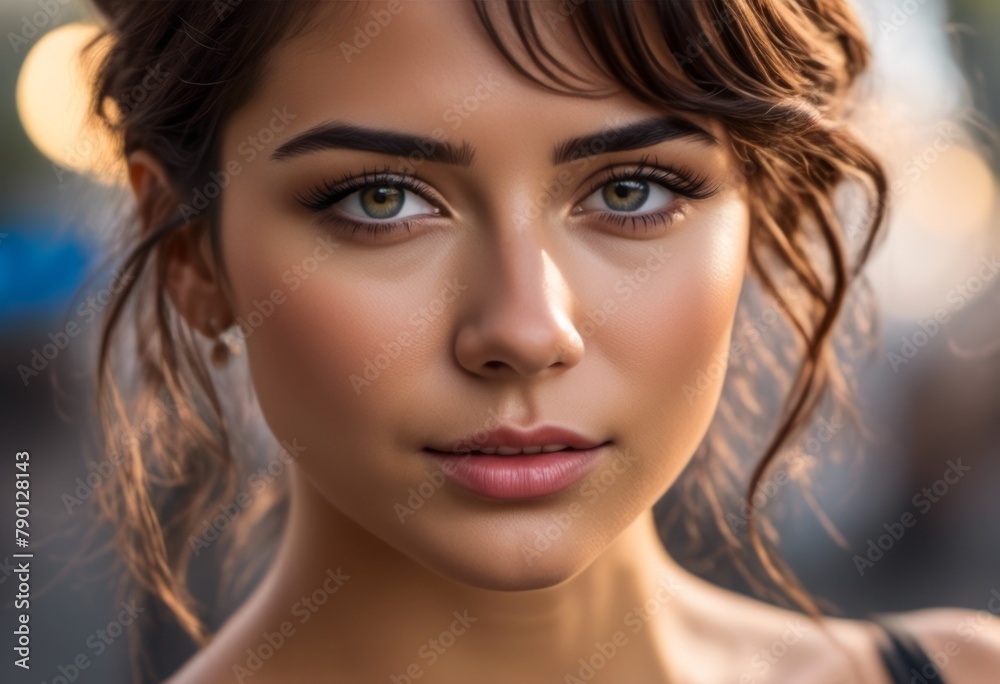 A Portrait Of Breathtakingly Gorgeous, Exotic, Beautiful Woman. A Portrait Of Breathtakingly Gorgeous, Exotic, Beautiful Woman.