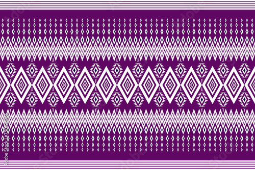 Geometric ethnic floral oriental Thai traditional pattern design for background, rug, wallpaper, clothing, wrap, batik, fabric, clothing, embroidery style