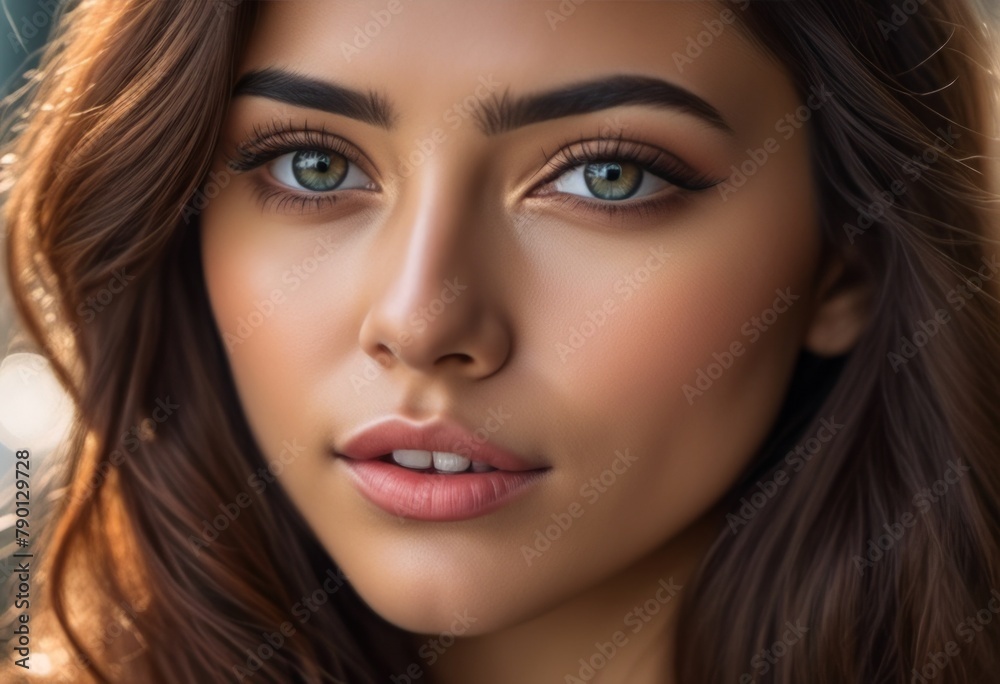 A Portrait Of Breathtakingly Gorgeous, Exotic, Beautiful Woman.
A Portrait Of Breathtakingly Gorgeous, Exotic, Beautiful Woman.