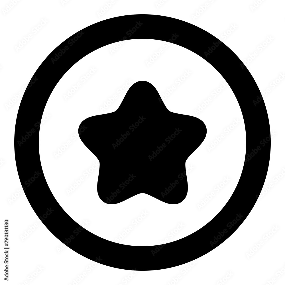 Star icon for favorite, review and sky concepts Star icon for favorite, review and sky concepts
