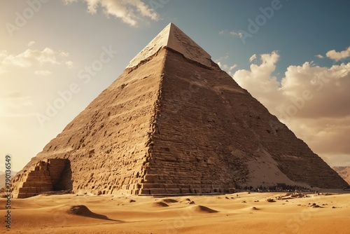 Giza s Grandeur  The Storied Pyramid of Khafre Stands Tall