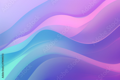 Abstract wavy background in cyan, pink, and purple colors. Wallpaper, background.