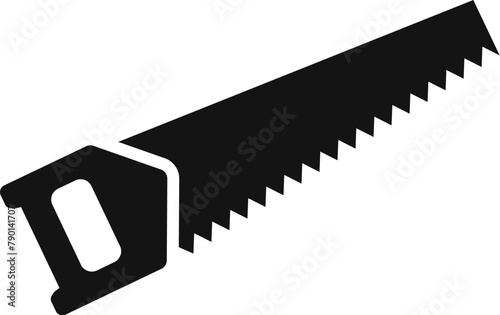 Hand saw vector icon