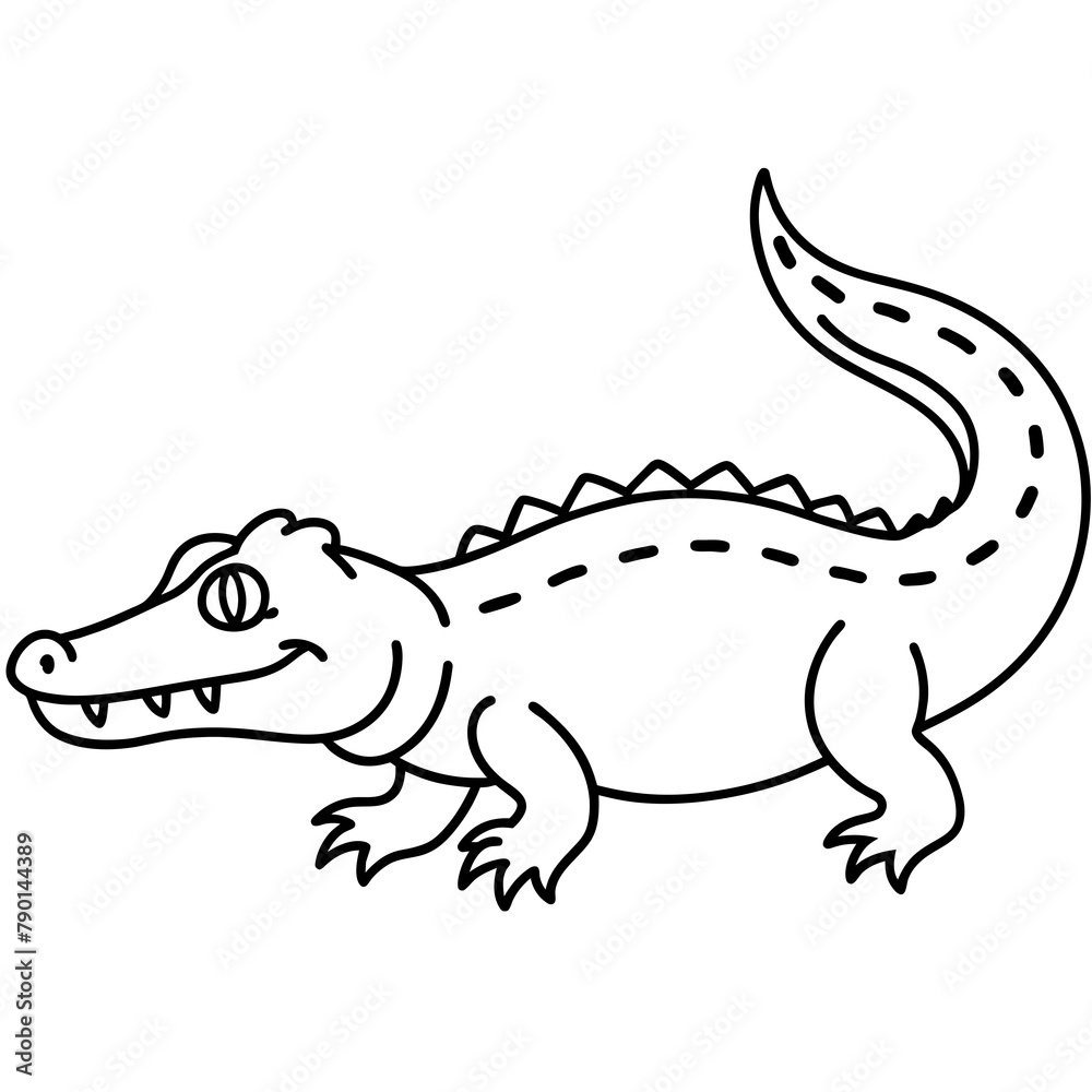 Fototapeta premium T-shirt Design Vector Beautiful nile-crocodiles - Vector - Vector art - Vector illustration - Vector design - Latest Vector - Ultimate Vector - Premium Vector - Vector pro - Premium illustration