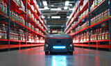 warehouse fulfillment center for ecommerce orders and automated storage 