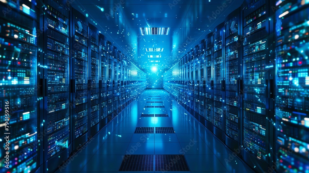 Obraz premium Analyze the challenges and opportunities of data collection, storage, and processing in the era of big data