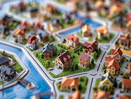 Miniature Model of a Thriving Global Real Estate Planning Community