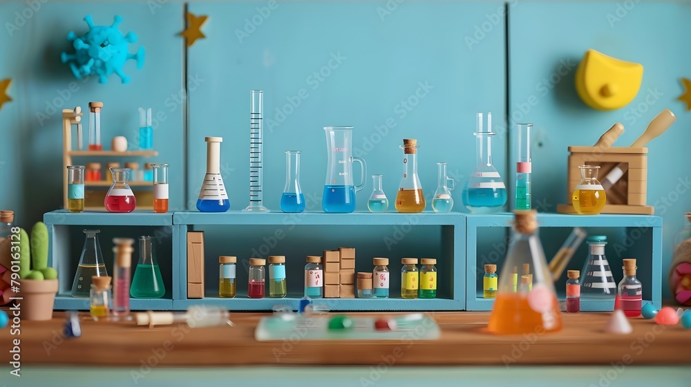 Mini Lab Decor Tiny Laboratory Wonders: Miniature Science Lab Equipment and Beakers ...