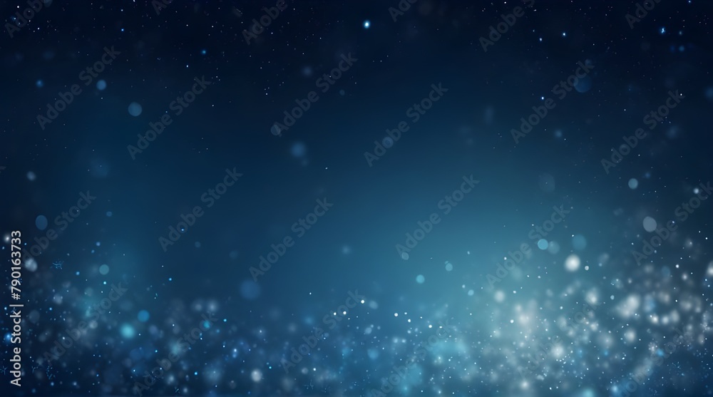 Abstract gold and blue Glitter Light bokeh background.generative.ai