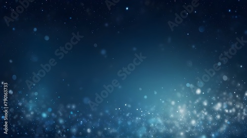 Abstract gold and blue Glitter Light bokeh background.generative.ai